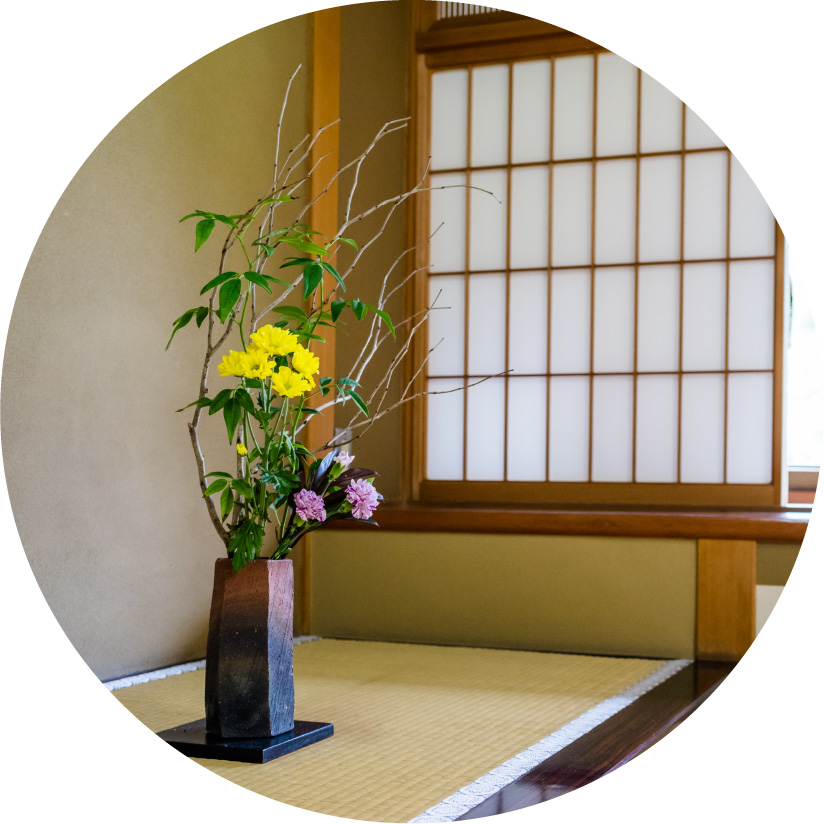 ホテル・料亭・結婚式場などの鑑賞スペースで